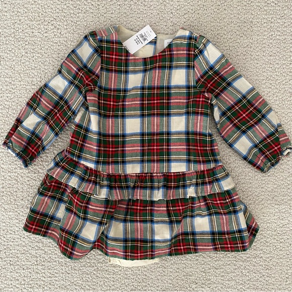 GAP Other - Baby Gap Plaid Ruffle Dress NWT